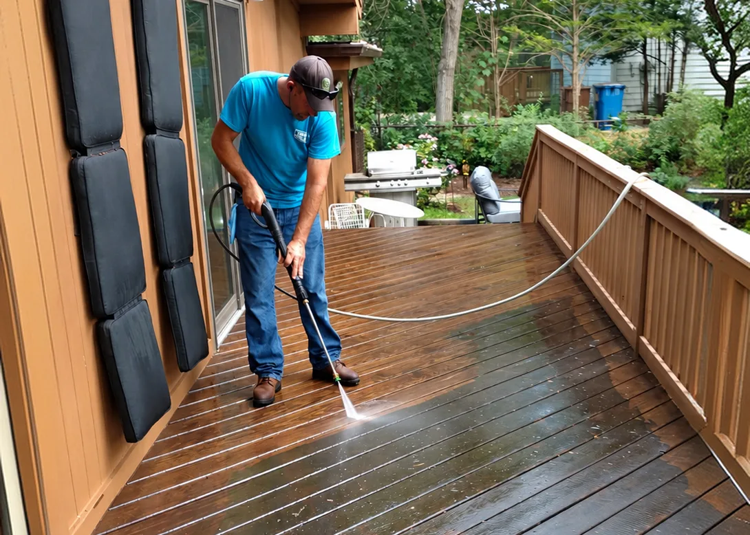 Pressure washing and soft washing in Ann Arbor, Michigan