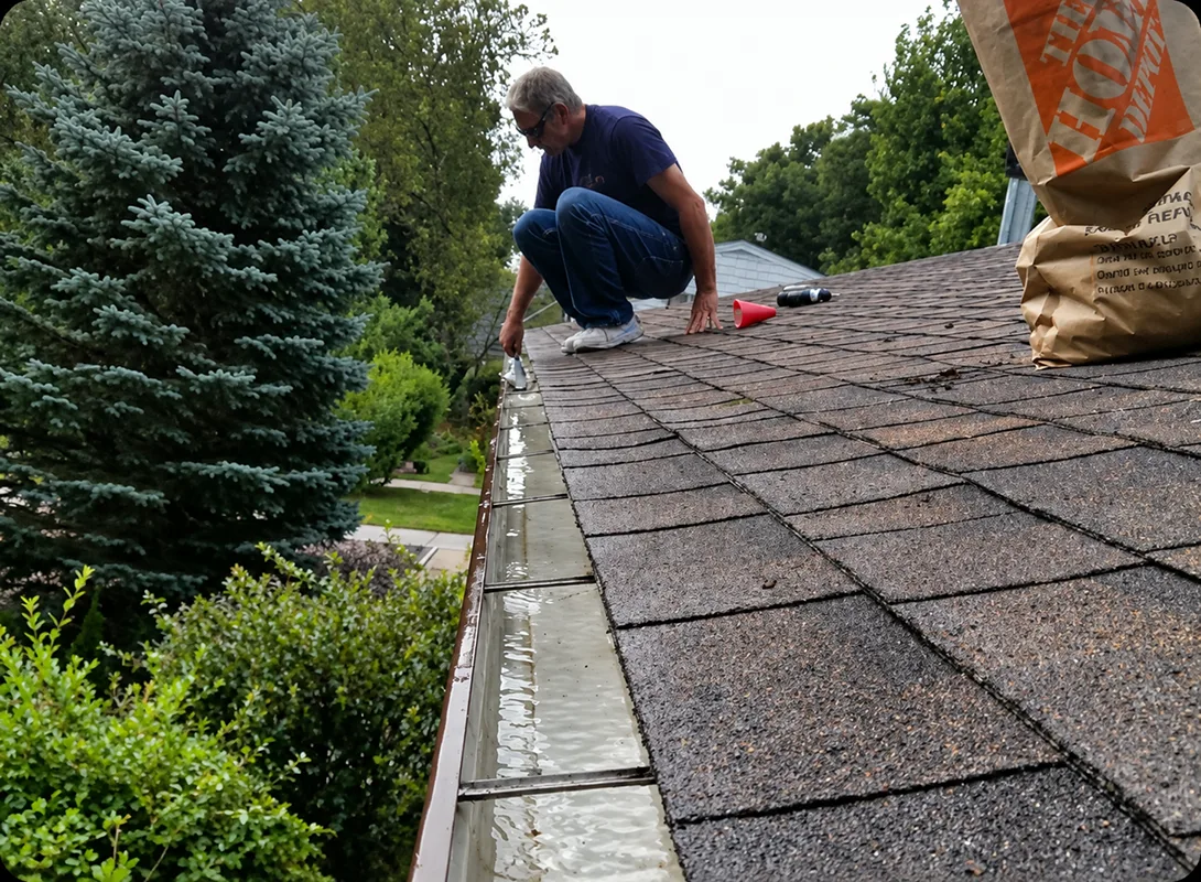 Gutter cleaning and repair in Ann Arbor, Michigan