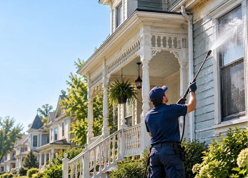 Pressure washing in Ypsilanti, Michigan