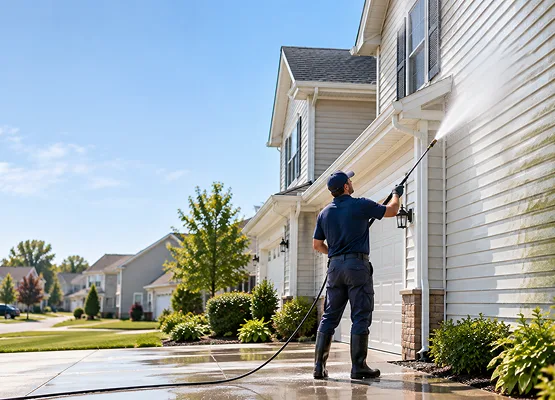 Pressure washing in Ypsilanti, Michigan
