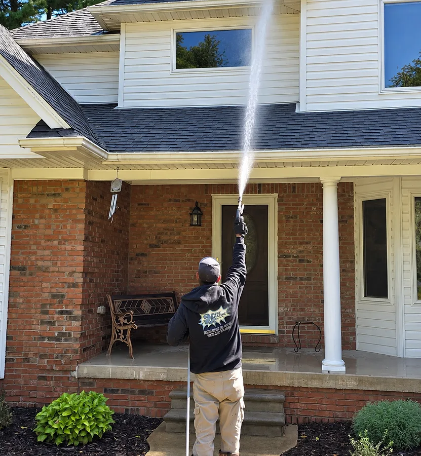 Pressure washing and soft washing in Ann Arbor, Michigan